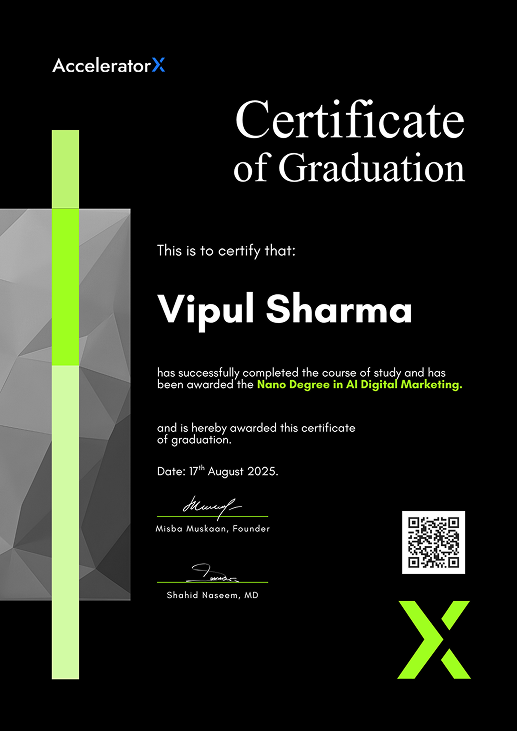 AI Digital Marketing Certificate